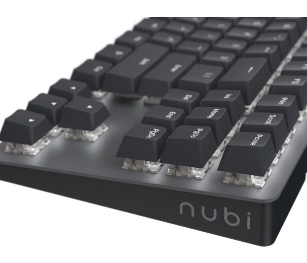 NUBI KLAWIATURA PRZEWODOWA NUBI NK87 Black - 1475302 - zdjęcie 4